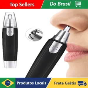 Aparador elétrico depilador  portátil para nariz/orelha/rosto/facial