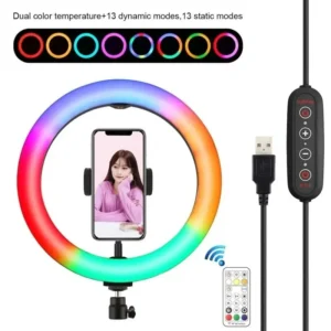 Ring Light RGB Colorful 26cm 10 Inch
