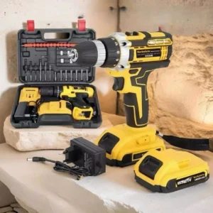 Parafusadeira de 13mm 21V Drill Kit + 2 Batteries