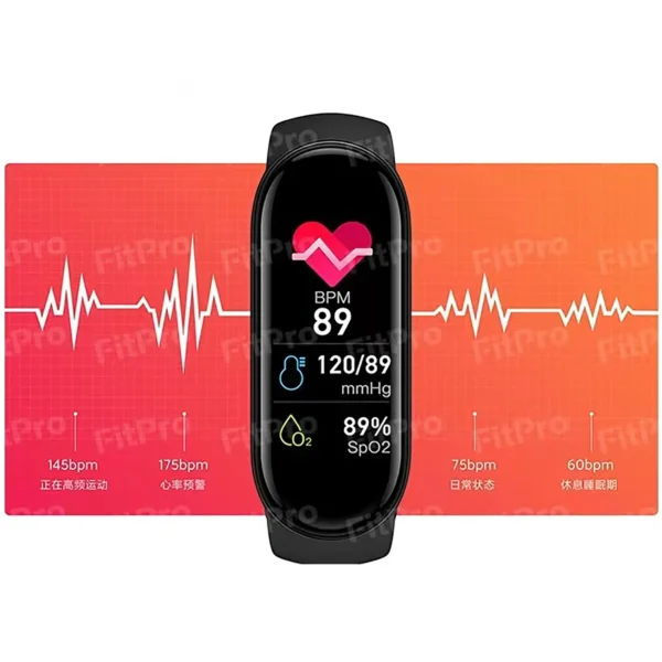 M6 Smart Watch Bluetooth Smartwatch para esporte ou uso pessoal - Imagem 2