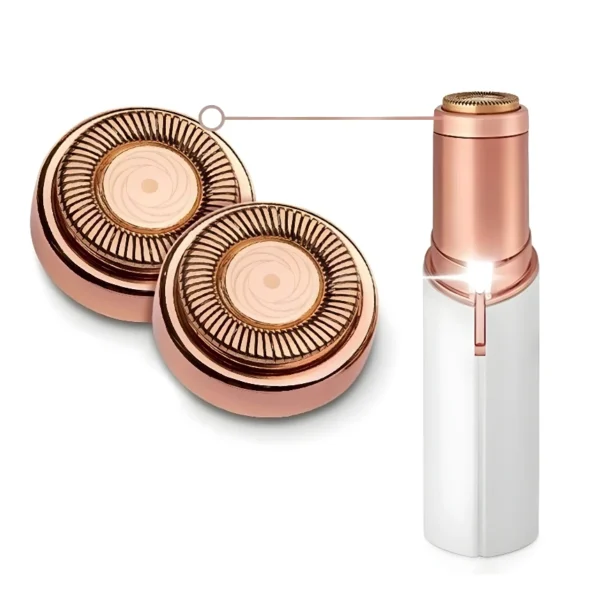 Depilador Batom Portátil Facial Buço Rosto Aparador Pelos USB - Imagem 8
