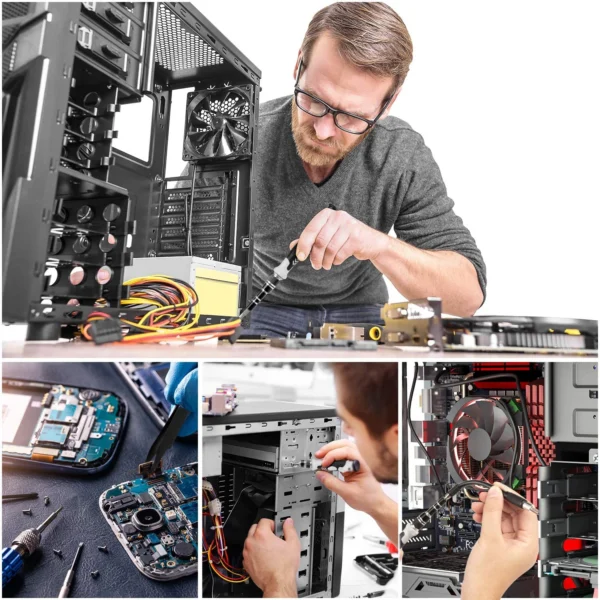 Reparar eletronicos chave metal com Magnetic, Professional  135 in 1 - Imagem 5