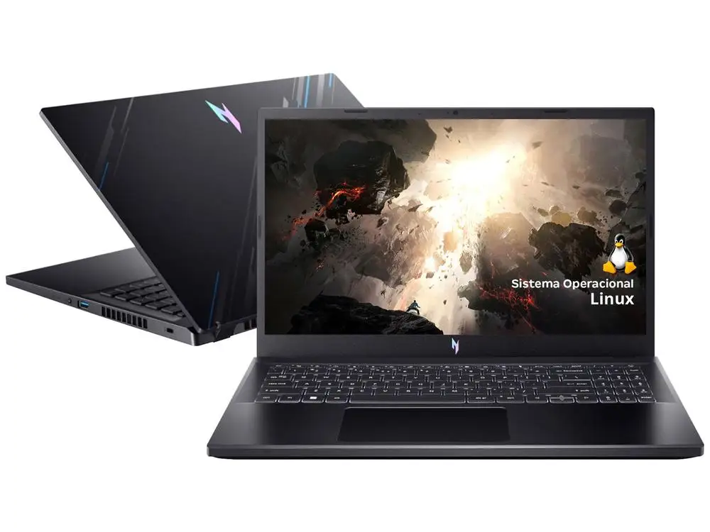 Gamer Notebook Acer Nitro V15 Intel Core i5 512GB SSD 16GB RAM 15,6 "Full HD 144Hz IPS RTX 3050 6GB ANV15-51-582R