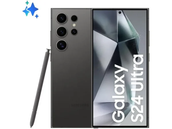 Smartphone Samsung Galaxy S24 Ultra 6,8 "Galaxy AI 256GB Titanium Black 5G 12GB RAM Camera. 200MP Quad + Selfie 12MP 5000mAh