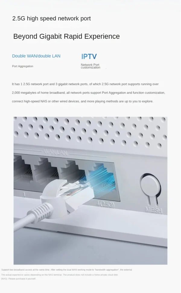 XIAOMI Roteador WiFi 7 5011Mbps 2.4G/2.5GHz Network - Imagem 21