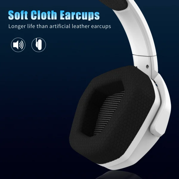 NUBWO  Gaming Headset com Microphone  2.4GHz Bluetooth 5.3 - Imagem 5