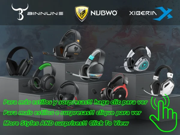 NUBWO  Gaming Headset com Microphone  2.4GHz Bluetooth 5.3 - Imagem 17
