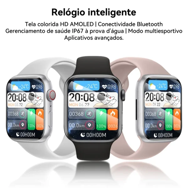 Smart watch series 9 AMOLED  NFC GPS - Imagem 10