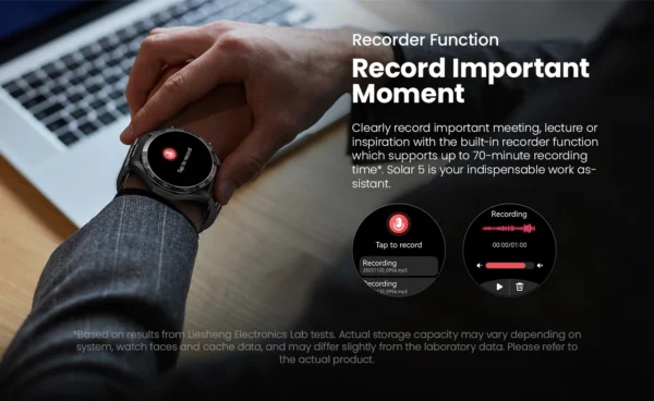 Smartwatch tela 1.58'' AMOLED Display 60Hz - Imagem 39