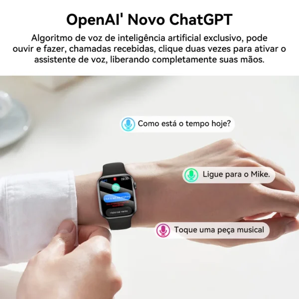 Smart watch series 9 AMOLED  NFC GPS - Imagem 5