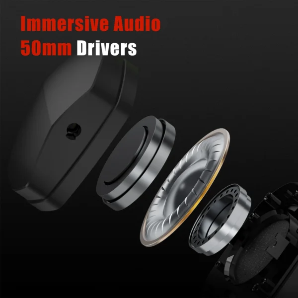 NUBWO  Gaming Headset com Microphone  2.4GHz Bluetooth 5.3 - Imagem 25