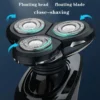 Barbeador Kemei  LCD Display Electric   KM-1524 recarregável - Imagem 2