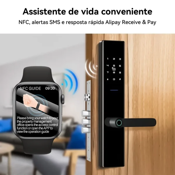 Smart watch series 9 AMOLED  NFC GPS - Imagem 4