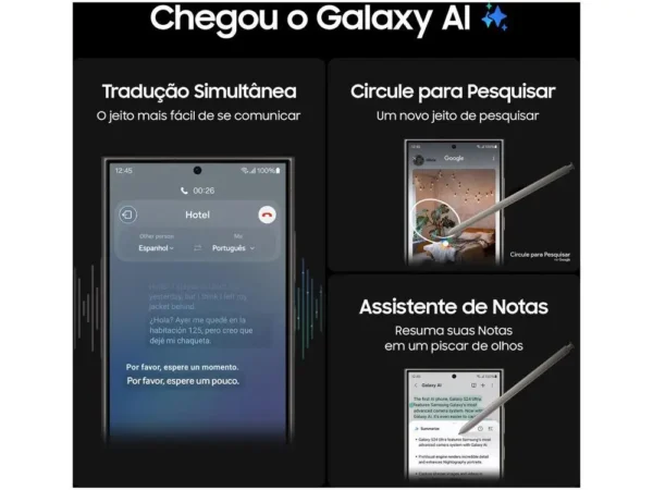 Samsung Galaxy S24 Ultra 6,8 "Galaxy AI 512GB Titanium Cream Smartphone - Imagem 3