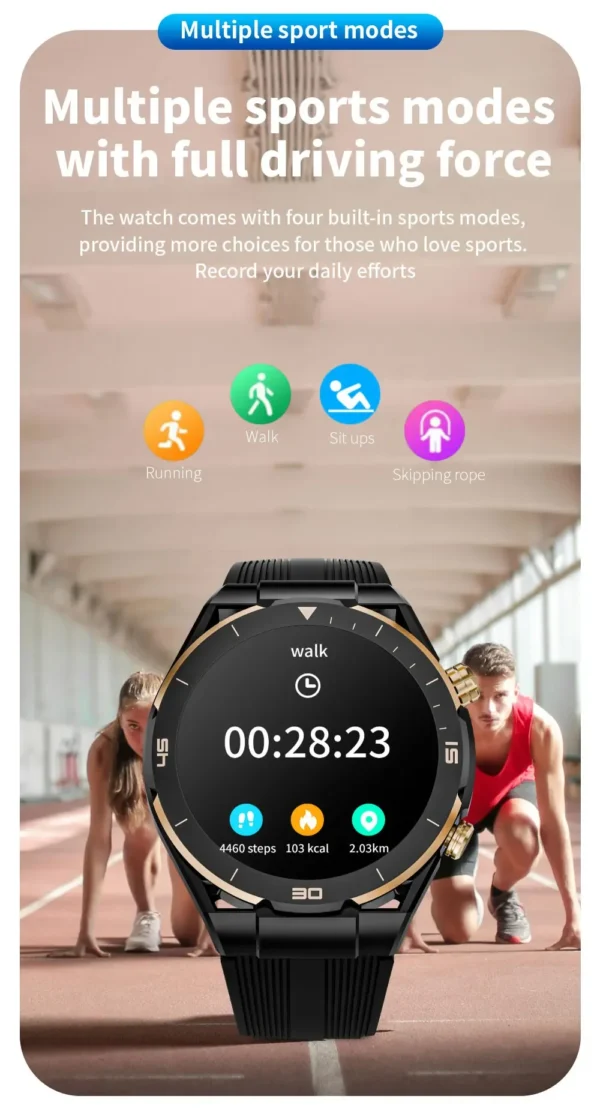 Relógio inteligente com câmera e chip à prova d'água Bluetooth, Android wifi - Imagem 24