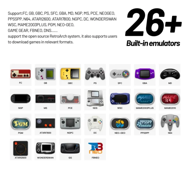 Game Console Handheld System Joystick Video Game Player - Imagem 3