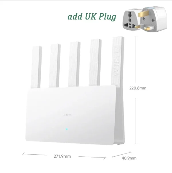 XIAOMI Roteador WiFi 7 5011Mbps 2.4G/2.5GHz Network - Imagem 9