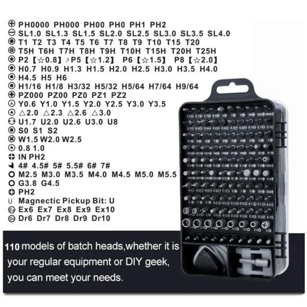 Reparar eletronicos chave metal com Magnetic, Professional  135 in 1 - Imagem 9