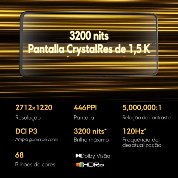 POCO X7 Pro  6,67 AMOLED 6000mAh  90W NFC - Imagem 5