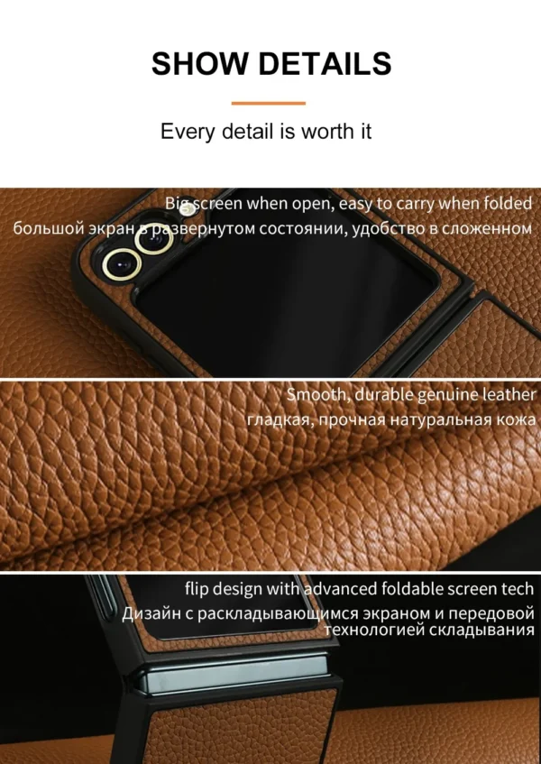 capa de luxo para Samsung Galaxy Z Flip6 - Imagem 22