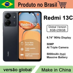 Xiaomi Redmi 13C  8RAM 256GB   90Hz 6.74" Display MIUI 14