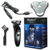 Barbeador Kemei  LCD Display Electric   KM-1524 recarregável - Imagem 7