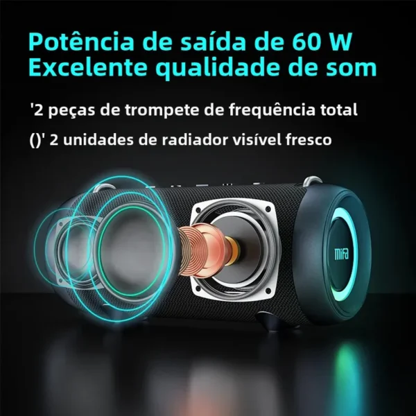 Bluetooth Speaker 60W Bluetooth - Imagem 2