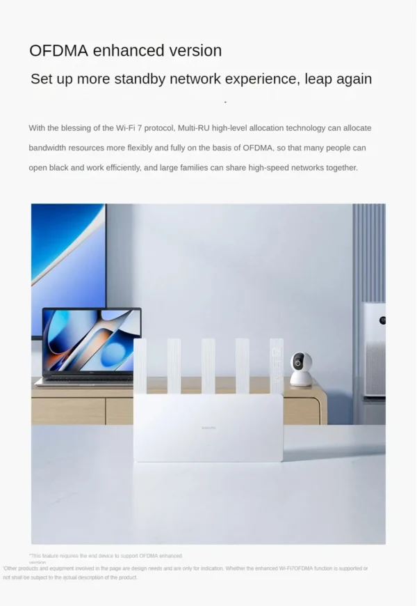 XIAOMI Roteador WiFi 7 5011Mbps 2.4G/2.5GHz Network - Imagem 16