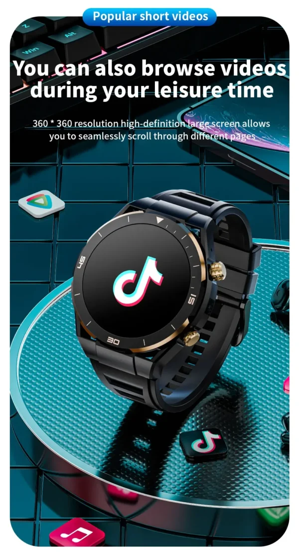 Relógio inteligente com câmera e chip à prova d'água Bluetooth, Android wifi - Imagem 18