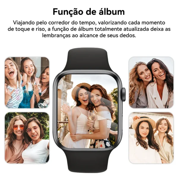 Smart watch series 9 AMOLED  NFC GPS - Imagem 12