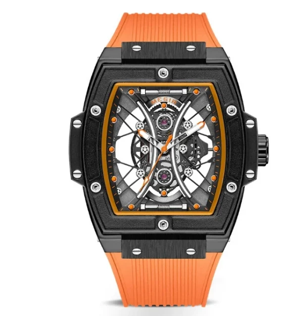Relógio esportivo casual à prova d'água pulseira de silicone com luz noturna - Imagem 6