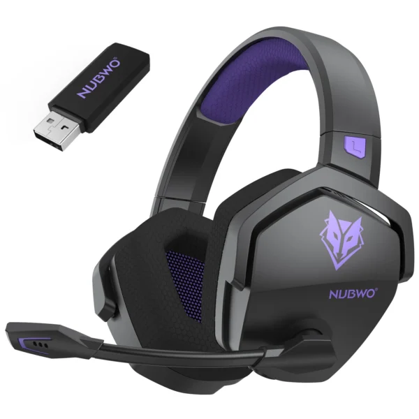 NUBWO  Gaming Headset com Microphone  2.4GHz Bluetooth 5.3 - Imagem 8