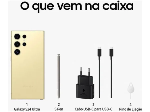 Samsung Galaxy S24 Ultra 6,8 "Galaxy AI 512GB Titanium Cream Smartphone - Imagem 5