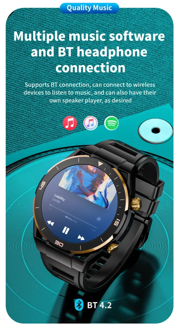 Relógio inteligente com câmera e chip à prova d'água Bluetooth, Android wifi - Imagem 21