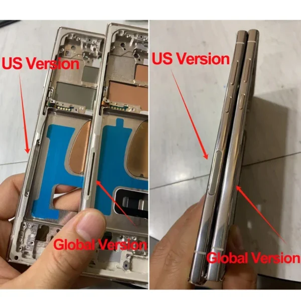 Dynamic AMOLED 6.8'' Replacement For Samsung S23 Ultra LCD Display Touch Screen with Back Glass - Imagem 2