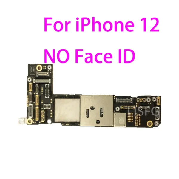 100% Desbloqueado placa mãe  iPhone 12com Face ID  limpo iCloud Testado - Imagem 4